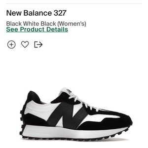 Barley worn new balance 375 black and white